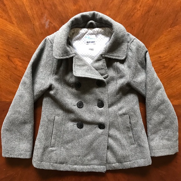 Old Navy Other - {Old Navy} grey wool blend peacoat